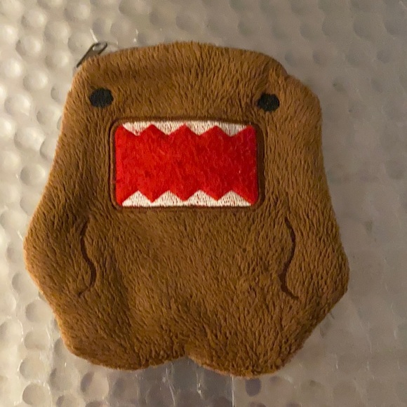Cute and fuzzy Domokun change purse - Picture 1 of 3